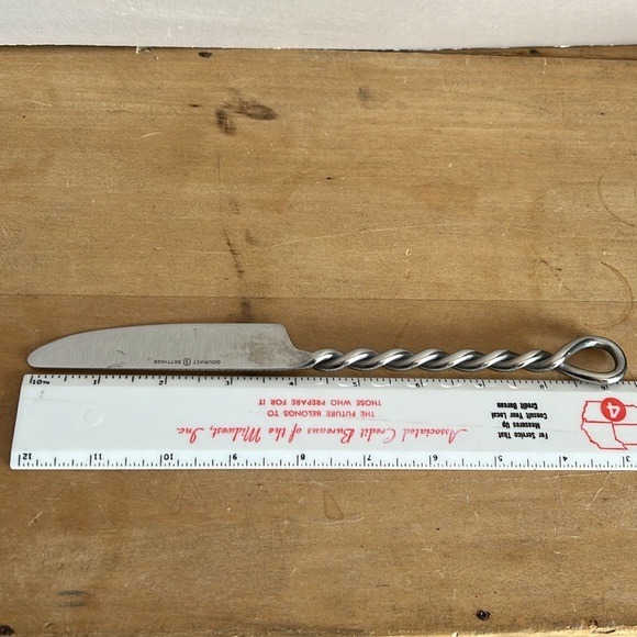 Gourmet Settings (GS) Silver Braid 18/10 Stainless Steel Flatware - Picture 7 of 11